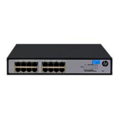 HPE HP 1420-16G 16 Ports Unmanaged Desktop/Rack-Mountable Wall-Mountable Switch HPE HP 1420-16G 16 Ports Unmanaged Desktop/Rack-Mountable Wall-Mountable Switch